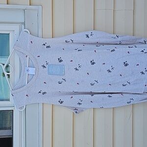 Disney tank top, beauty and the beast, 2xl, beige with charcters